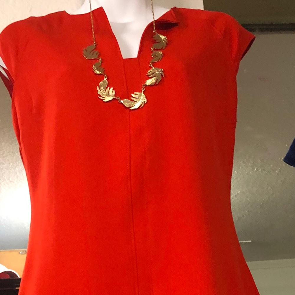 Orange dress
